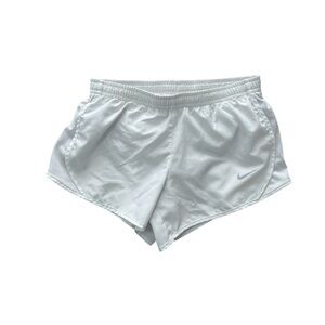 Nike Dri-Fit Girls White Athletic Shorts Size Small